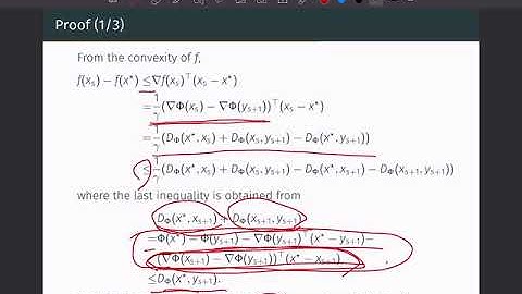 [W5-1] Convergence of mirror descent