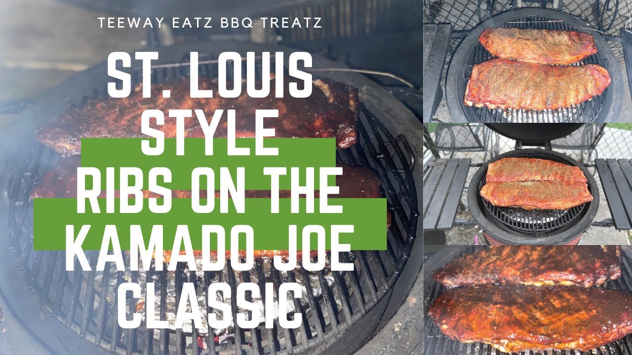 St. Louis Style Ribs Smoked on the Kamado Joe Classic YouTube