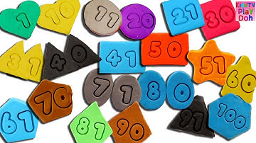 Count Numbers 1 To 100 With Play Doh Stop Motion | Play Doh Number For Kids Children Babies Toddlers