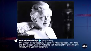 ABC News Special Report: Queen Elizabeth II dies at age 96