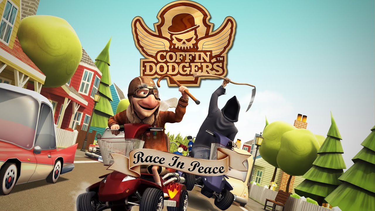 Coffin Dodgers Kart Racing Game Trailer: Full Release -Available now for PC, MAC, Linux.