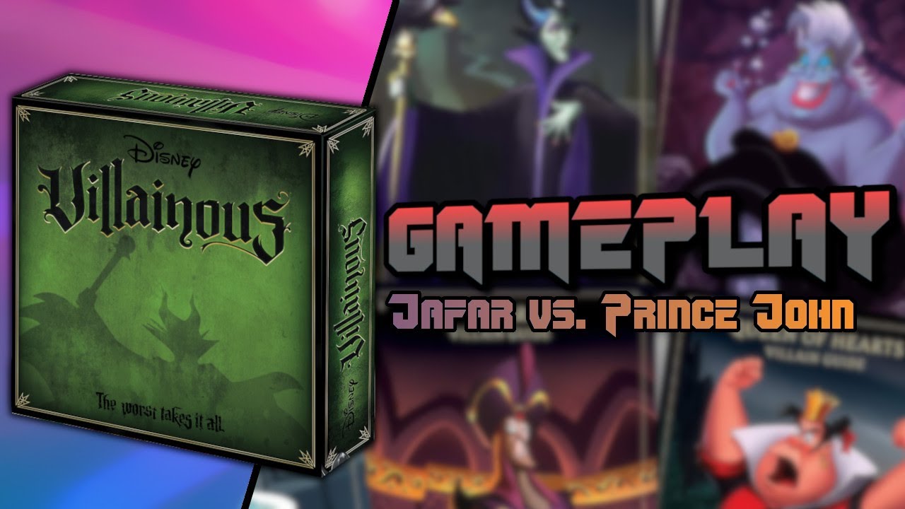 Disney Villainous Gameplay Jafar vs Prince John by Ravensburger