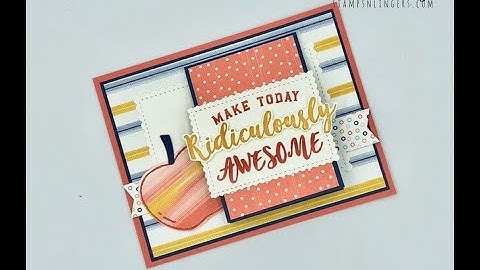 Make a Front Flap Fun Fold Card with Stampin Up