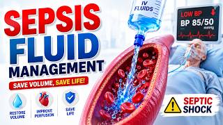 Septic Shock Management & Pathophysiology in 3D 🩸 | Fluid Resuscitation | #septicshock #sepsis
