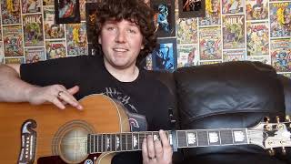 Gerry Cinnamon war song soldier guitar lesson