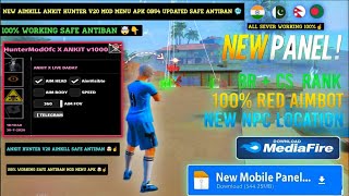 AIMKILL ANKIT HUNTER V20 Updated Mod Menu | Aim lock + Speed Hack | Free Fire New Hack *No Password