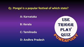 Create Quiz slide using Trigger | Powerpoint Tutorial
