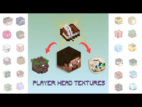 Custom Player head textures datapack tutorial