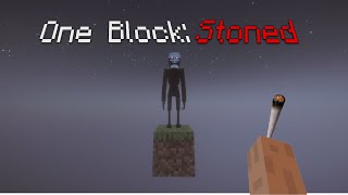 Full Surviving Minecraft Horror One Block While High Guide
