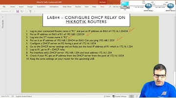 Configuring DHCP relay on MikroTik routers