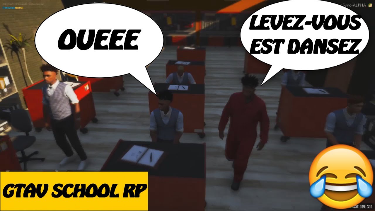 LA CLASSE 4 ECOUTE DE LA MUSIQUE AVEC UN PROF MDRRR😂 ! GTAV SCHOOL RP.