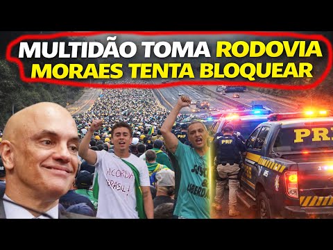Nikolas chega em Brasília AGORA, multidão toma conta e Globo EXPULSA da caminhada