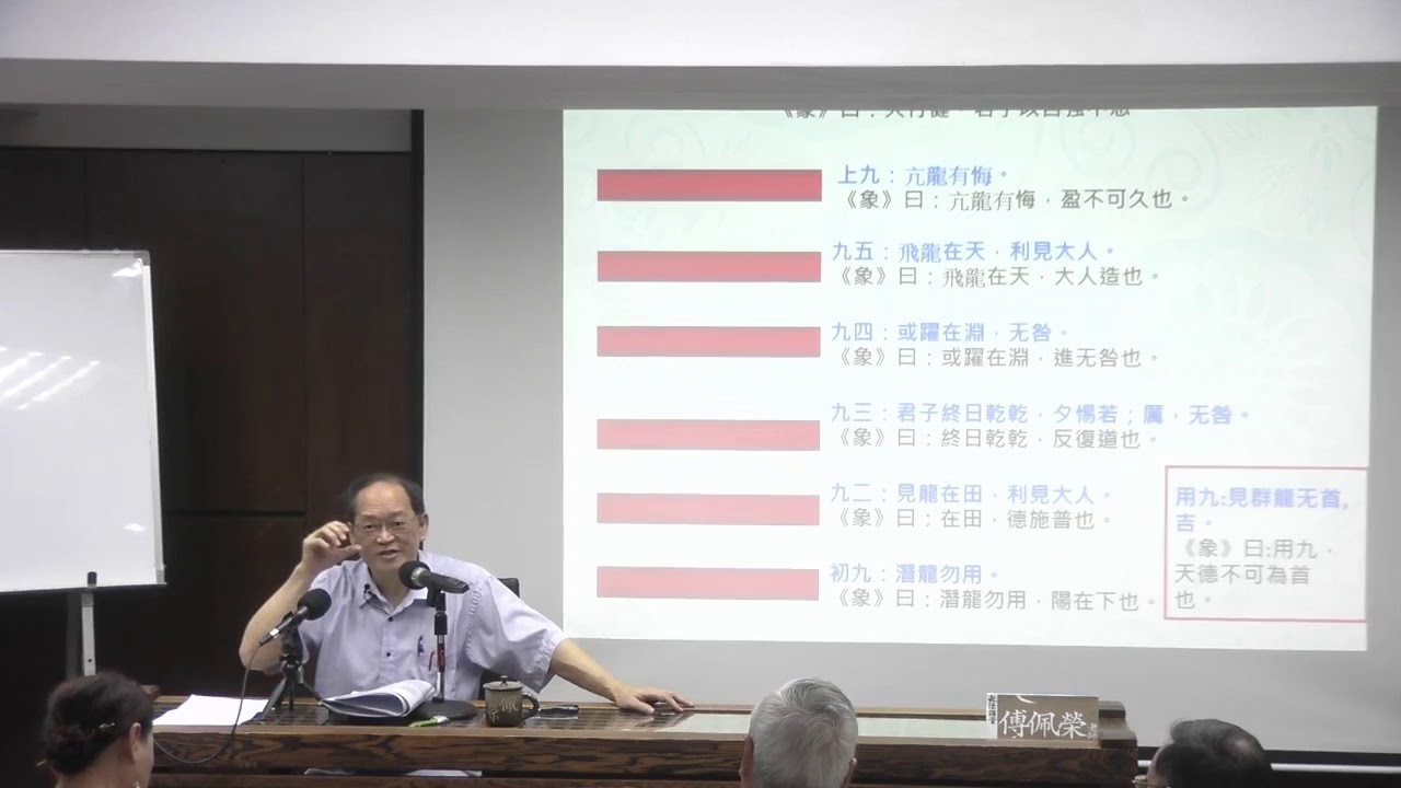 傅佩榮 教授 主講 易經-乾卦
