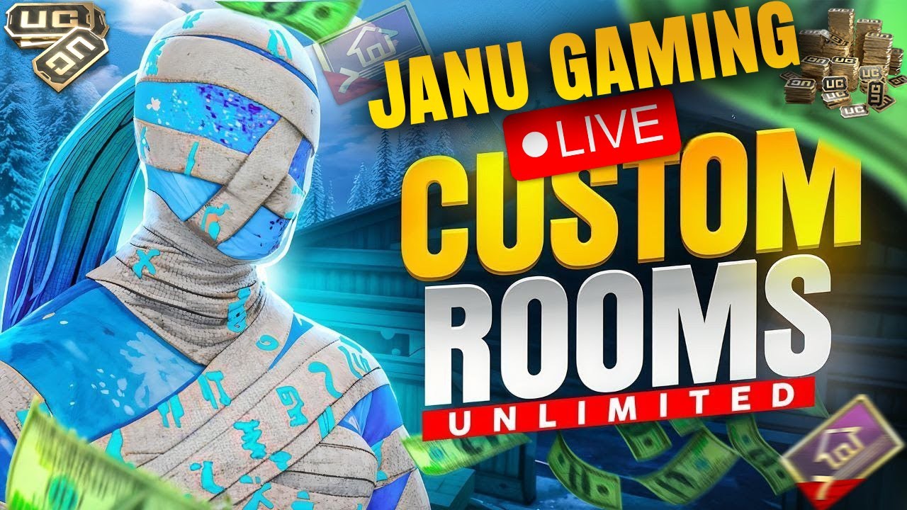 PUBG MOBILE LIVE CUSTOM ROOM & UC GIVEAWAYS | ROYAL PASS GIVEAWAY - JANU GAMING YT