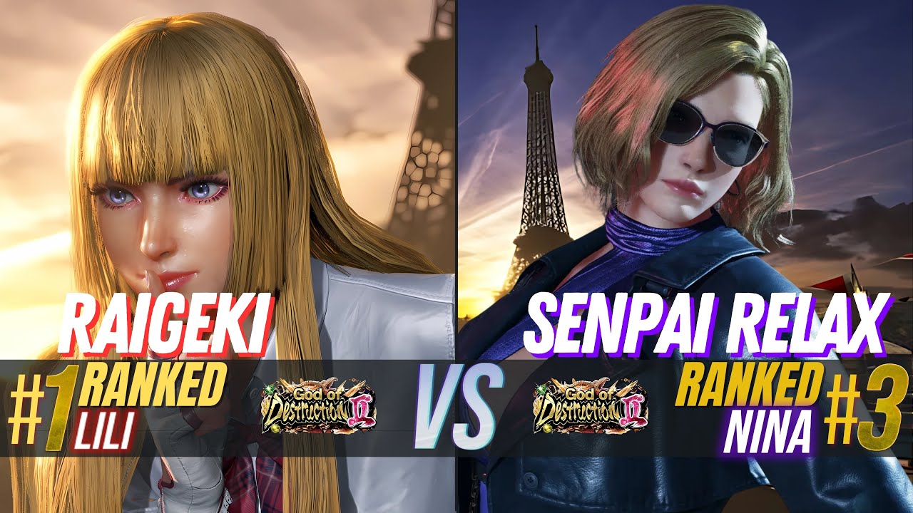 RAIGEKI (#1 Ranked Lili) 🆚 SENPAI RELAX (#3 Ranked Nina) ✦ Tekken 8 High Level Match