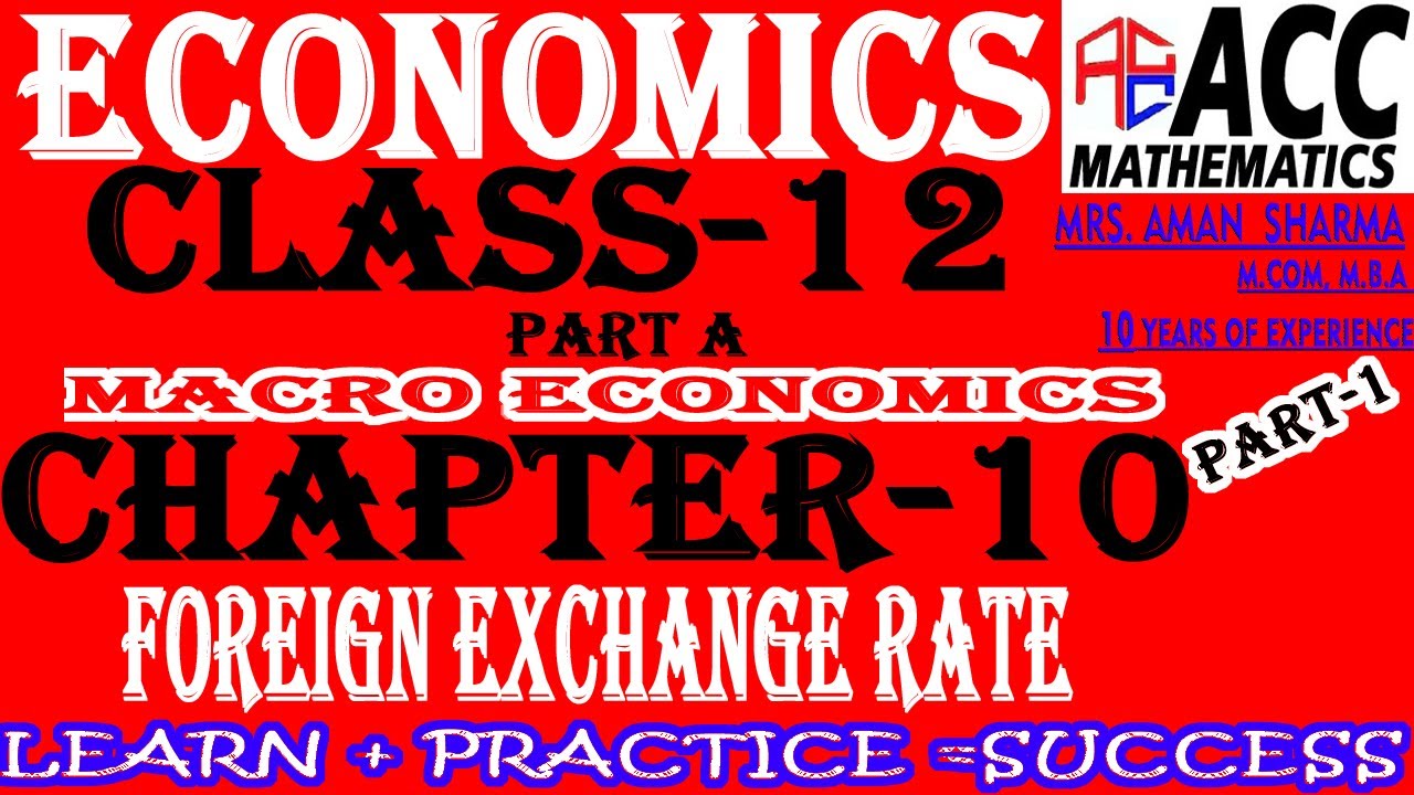 Foreign Exchange RatePart 1 Chapter 11 Class 12 YouTube