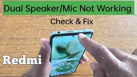 How to check speaker and mic working or not Redmi mobile | speaker/mic problem fix