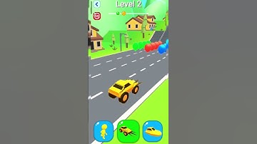 Level 2 Shapeshifting  2023. very cool and gnarly hyper casual game. #shapeshifting #shorts #games