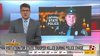 Visitation on Friday for Indiana State Trooper killed during police chase