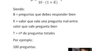 APROBAR UN TEST: FÓRMULA DEFINITIVA