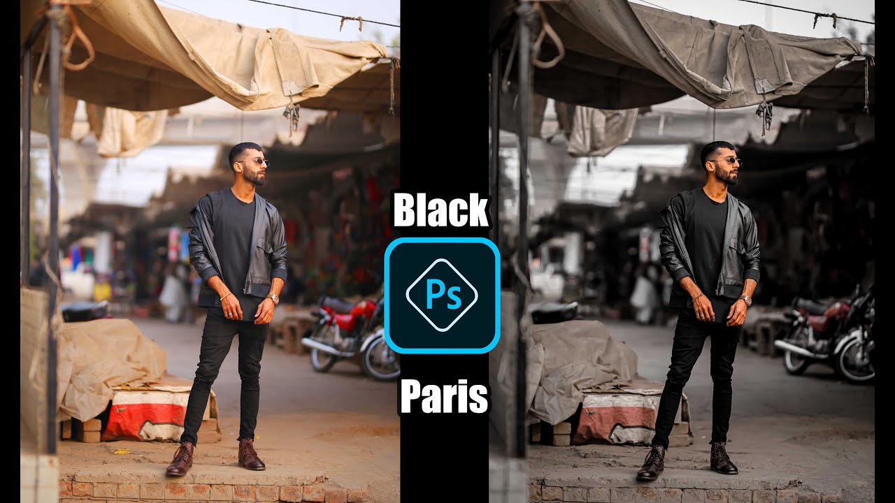 How to edit BLVCK PARIS effect on your photo in PHOTOSHOP |  3  minute Tutorial  |