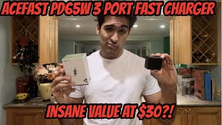 ACEFAST PD65W 3 Port Fast Charger Review - Insane Value At $30?!