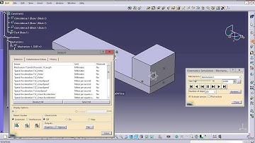 Simple CATIA DMU Kinematics Tutorial with Law Part  4