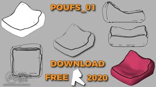 FAMILIAS DE REVIT_POUFS 01