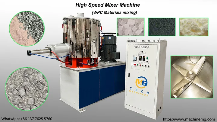 Good quality high speed mixer wood plastic composite wpc materials mixer machine hot mixer