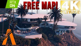 Free Mansion for GTA V! MLO FiveM 10880 Malibu Point Tour (Tony Stark Mansion) PC Mods 4K screenshot 5