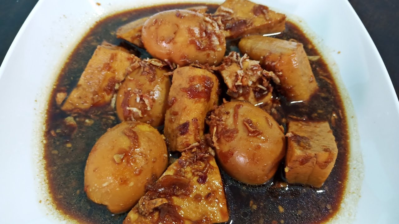 Resep Semur Tahu & Telur simpel - YouTube