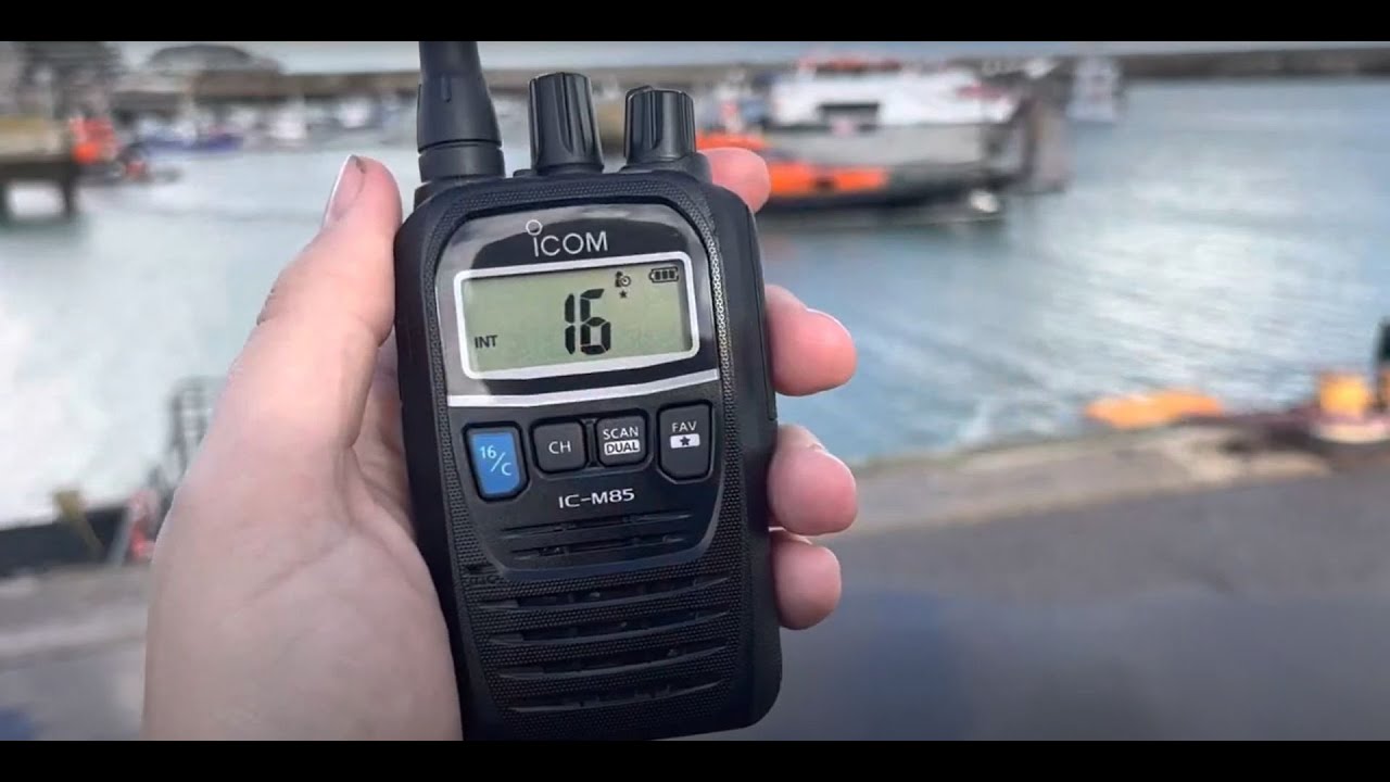 Icom IC-M85E Compact VHF Marine Radio with Serious Business Features picture