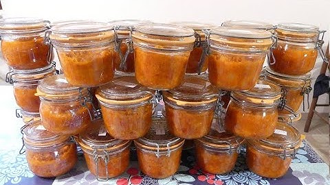 86# Préparation de  30 bocaux de sauce tomate "maison"