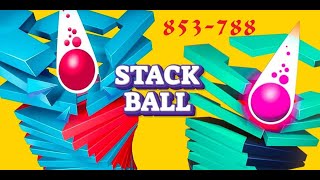 Stack Ball - Crash Platforms Gameplay Trailer Levels 853-877 screenshot 4