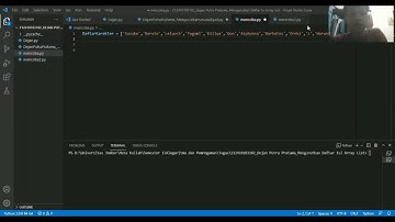 Mengurutkan type data list tanpa menggunakan fungsi sort( ) - Ketika pemula ngoding