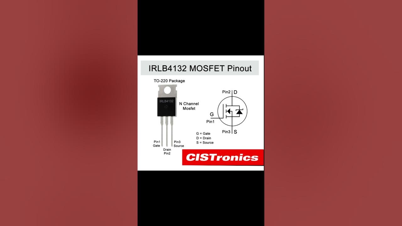 IRLB4132 MOSFET pinout and details #electronics #science #technology# ...