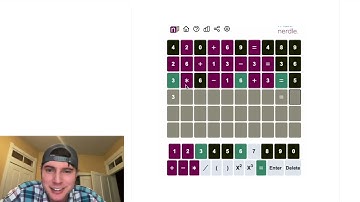 Maxi Nerdle Math Game