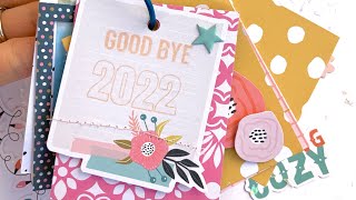 Desktop Mini Album Tag Flip Tutorial - Easy to Snail Mail Flat Mail @HipKitClub
