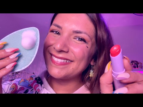 ASMR Freundin bringt Dich ins Bett - Abend Routine mit Skincare und Hair Care