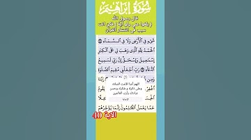 تلاوة خاشعة سورة ابراهيم الاية 40