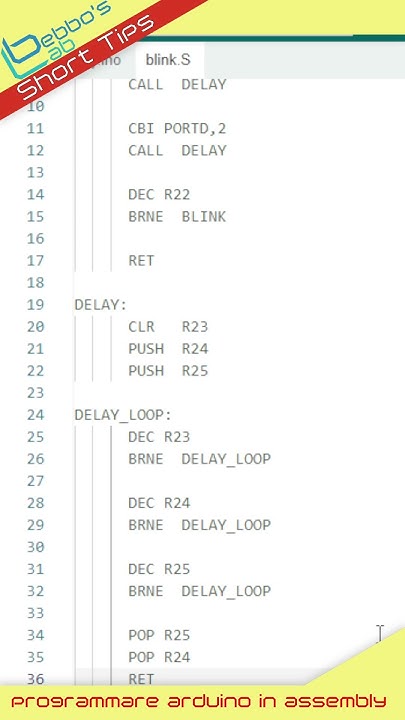Come programmare Arduino in Assembly con Arduino IDE #arduino #assembly ...