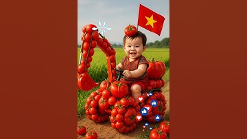 Học các loại quả cùng máy xúc #mayxuc #excavator #mayxucxinhgai