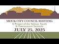 LIVE COVERAGE Mock City Council Meeting Of July 25 2025 LIVE COVERAGE Mock City Council Meeting Of July 25 2025