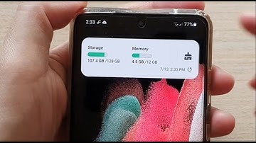 Galaxy S21/Ultra/Plus: How to Add Device Care Widget to The Home Screen