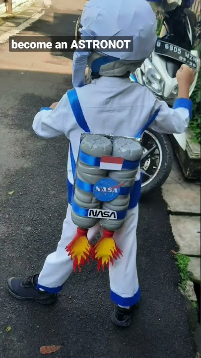 cita-citaku menjadi ASTRONOT #shorts #profesi #diy #baju #astronot #2022