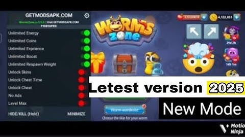 worms zone mod menu apk letest Varsion 6.17.1 2025 new