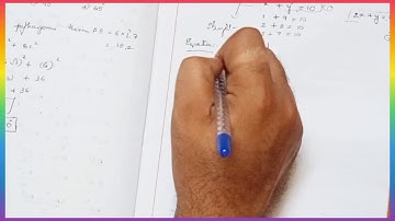 Pair of linear equations of two variables from class 10