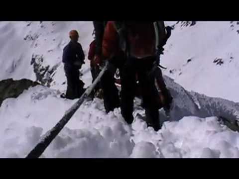 Climbing in Tonale | a ridge near Cima Presena, It...