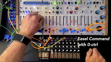 Buchla 208c Easel Command with Make Noise 0-ctrl west coast avant-garde electronic music