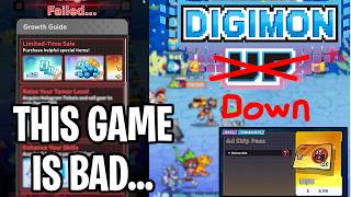 digimon down... Why This Game Is SUCH A Disappointment For Digimon AND Idle Fans